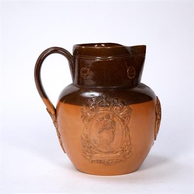 Lot 268 - Royal Doulton Lambeth commemorative jug