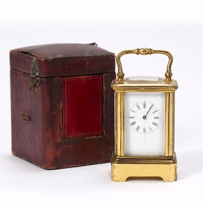 Lot 269 - A. Dumas of Paris miniature carriage clock