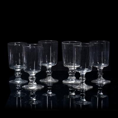 Lot 287 - Set of six wine glasses