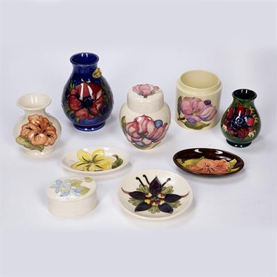 Lot 304 - Collection of Moorcroft pottery