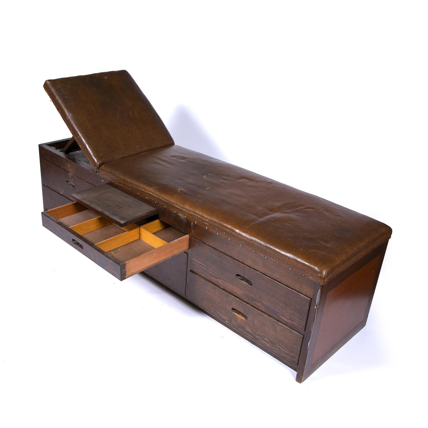 Lot 328 - Mid 20th Century physicians bench