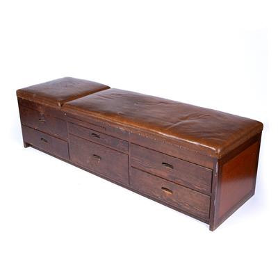 Lot 328 - Mid 20th Century physicians bench