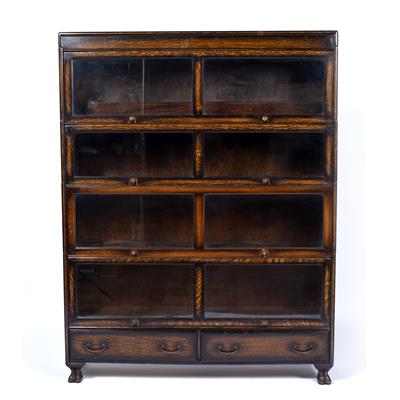 Lot 336 - Globe Wernicke style bookcase