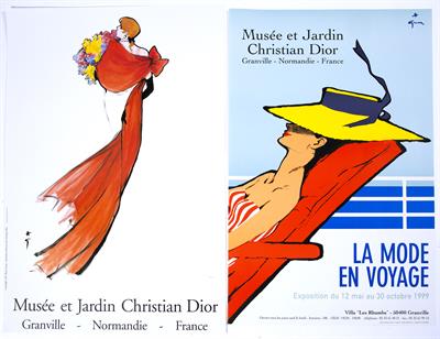 Lot 353 - Two Christian Dior Exhibition posters