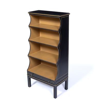 Lot 359 - Painted waterfall bookcase