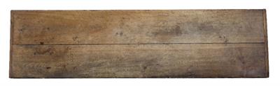 Lot 11 - AN ANTIQUE RECTANGULAR KITCHEN TABLE