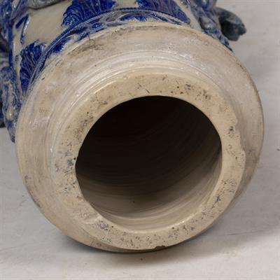 Lot 50 - A LATE 19TH CENTURY GERMAN STONEWARE URN