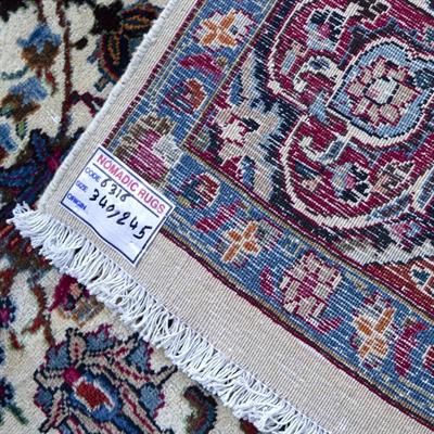 Lot 72 - A MODERN YELLOW GROUND MEHSED LARGE RUG