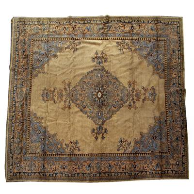 Lot 192 - A CAMEL GROUND TURKEY RUG