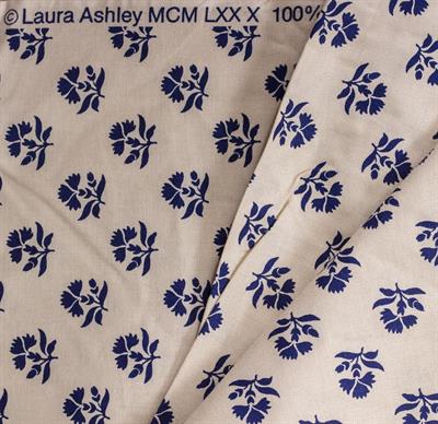 Lot 329 - THREE ROLLS OF LAURA ASHLEY CREAM GROUND MATERIAL