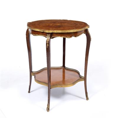 Lot 422 - A 19TH CENTURY FRENCH HARDWOOD OCCASIONAL TABLE