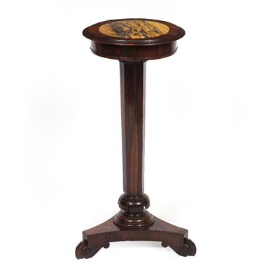 Lot 441 - A WILLIAM IV ROSEWOOD STAND