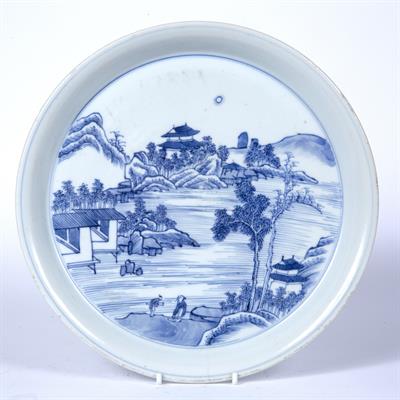 Lot 3 - Blue and white dish