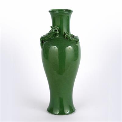 Lot 72 - Tea green glaze vase