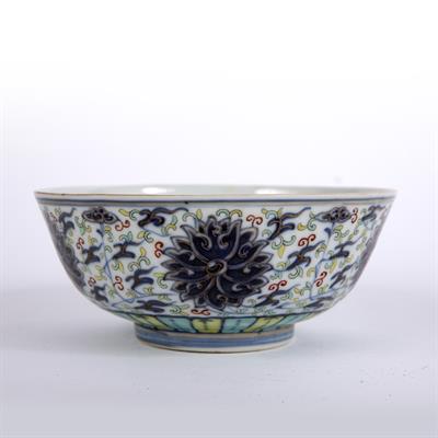 Lot 79 - Wucai decorated bowl