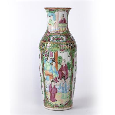 Lot 150 - Canton polychrome vase