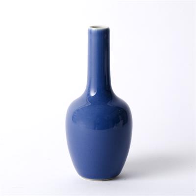 Lot 188 - Monochrome blue small vase