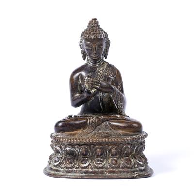 Lot 222 - Bronze figure of the Buddha Shakyamuni