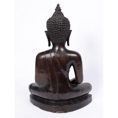 Lot 287 - Bronze figure of Buddha Shakyamuni