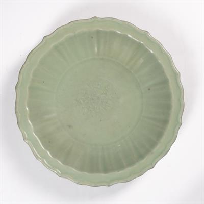 Lot 396 - Celadon Longquan charger