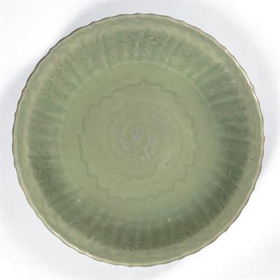 Lot 397 - Celadon Longquan charger