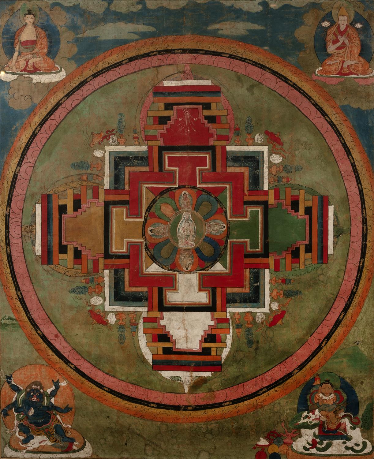 Lot 400 - Mandala of Avalokitesvara (Chenrezig)