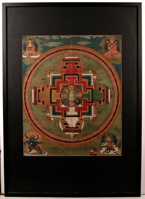 Lot 400 - Mandala of Avalokitesvara (Chenrezig)