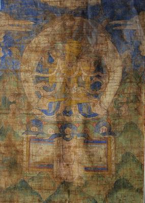 Lot 403 - Thangka of Tatagata Vajrasattva