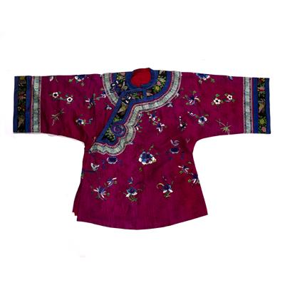 Lot 413 - Purple embroidered jacket