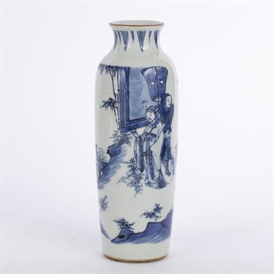 Lot 435 - Blue and white vase