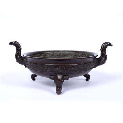 Lot 506 - Bronze censer