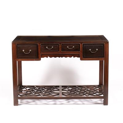 Lot 549 - Blackwood desk