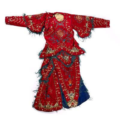 Lot 578 - Silk embroidered theatre costume