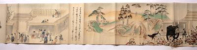 Lot 781A - Painted handscroll (Emaki)