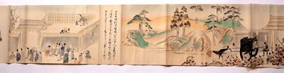 Lot 781 - Painted handscroll (Emaki)