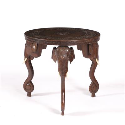 Lot 811 - Large carved centre table