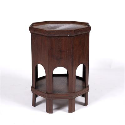 Lot 814 - Octagonal teak occasional table