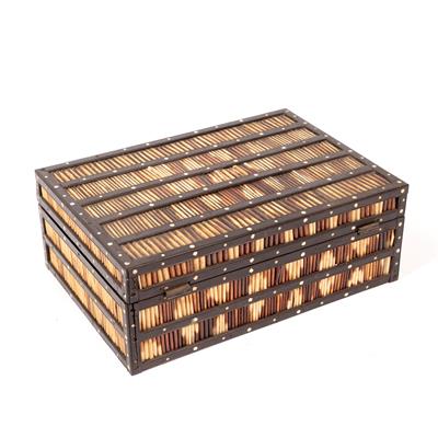 Lot 817 - Porcupine quill box