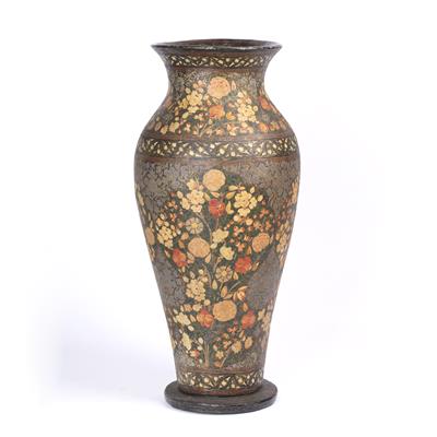 Lot 818 - Kashmiri baluster vase