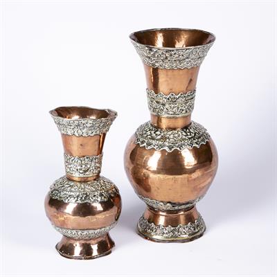 Lot 852 - Two copper vases