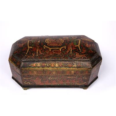 Lot 866 - Kashmiri lacquer box