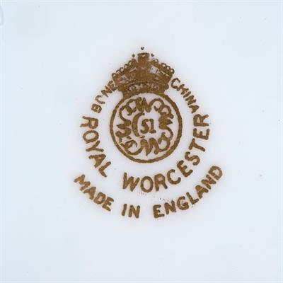 Lot 872 - Three Royal Worcester specimen plates