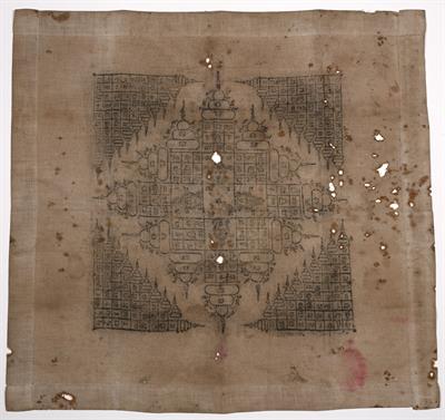 Lot 879 - Tantric diagram