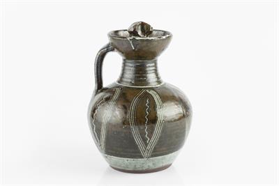 Lot 44 - Ladi Kwali (1925-1984) at Abuja Pottery 
Ewer
with dark glaze