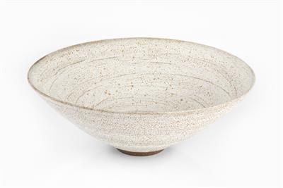 Lot 90 - Peter Wills (Contemporary)
Bowl
stoneware with spotted white glaze
impressed potter's seal and...