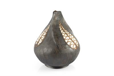 Lot 136 - Mollie Winterburn (1920-1996)
Lamp base
twisted form with combed black glaze