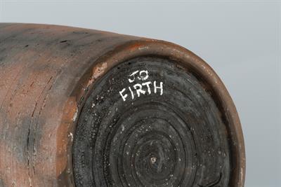 Lot 163 - Jo Firth (Contemporary)
Bottle vase
raku
impressed potter's seal
32cm high