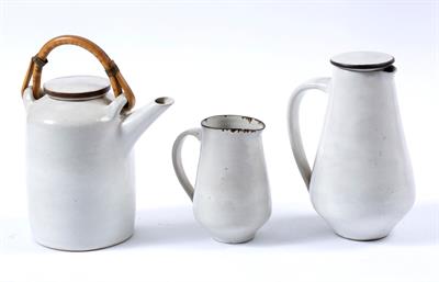 Lot 204 - Lucie Rie (1902-1995) and Hans Coper (1920-1981)
Tea and coffee set
comprising four cups and saucers