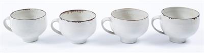 Lot 204 - Lucie Rie (1902-1995) and Hans Coper (1920-1981)
Tea and coffee set
comprising four cups and saucers