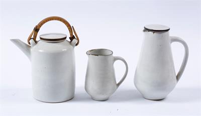 Lot 204 - Lucie Rie (1902-1995) and Hans Coper (1920-1981)
Tea and coffee set
comprising four cups and saucers